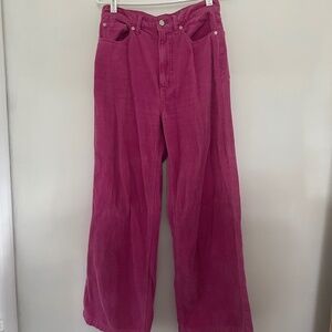Urban Outfitters Pink corduroy pant